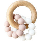 Beethwood Double Teether Ring - Petal & White