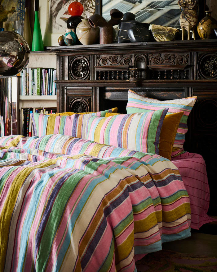 Tangier Days Linen Pillowcases - 2P Standard Set