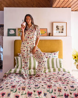 Pretty Pansy Organic Cotton Quilt Cover King