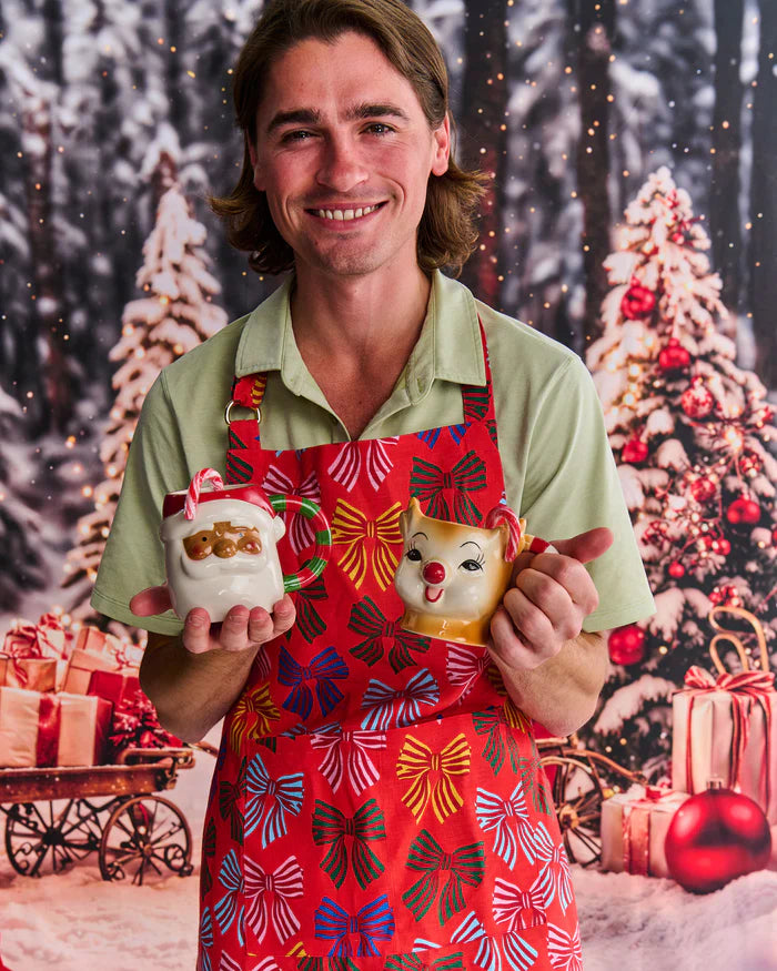 Rudolph and Santa Mug 2P Set