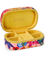 Load image into Gallery viewer, Wild Flowers In Bloom Travel Velvet Jewellery Box
