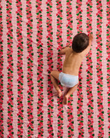 Rose Link Flannelette Flat Sheet