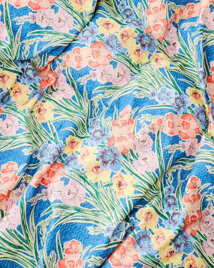Kip & Co x Anna Spiro Gladiolus Organic Cotton Fitted Sheet
