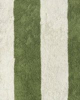 Moss Stripe Terry Face Washer