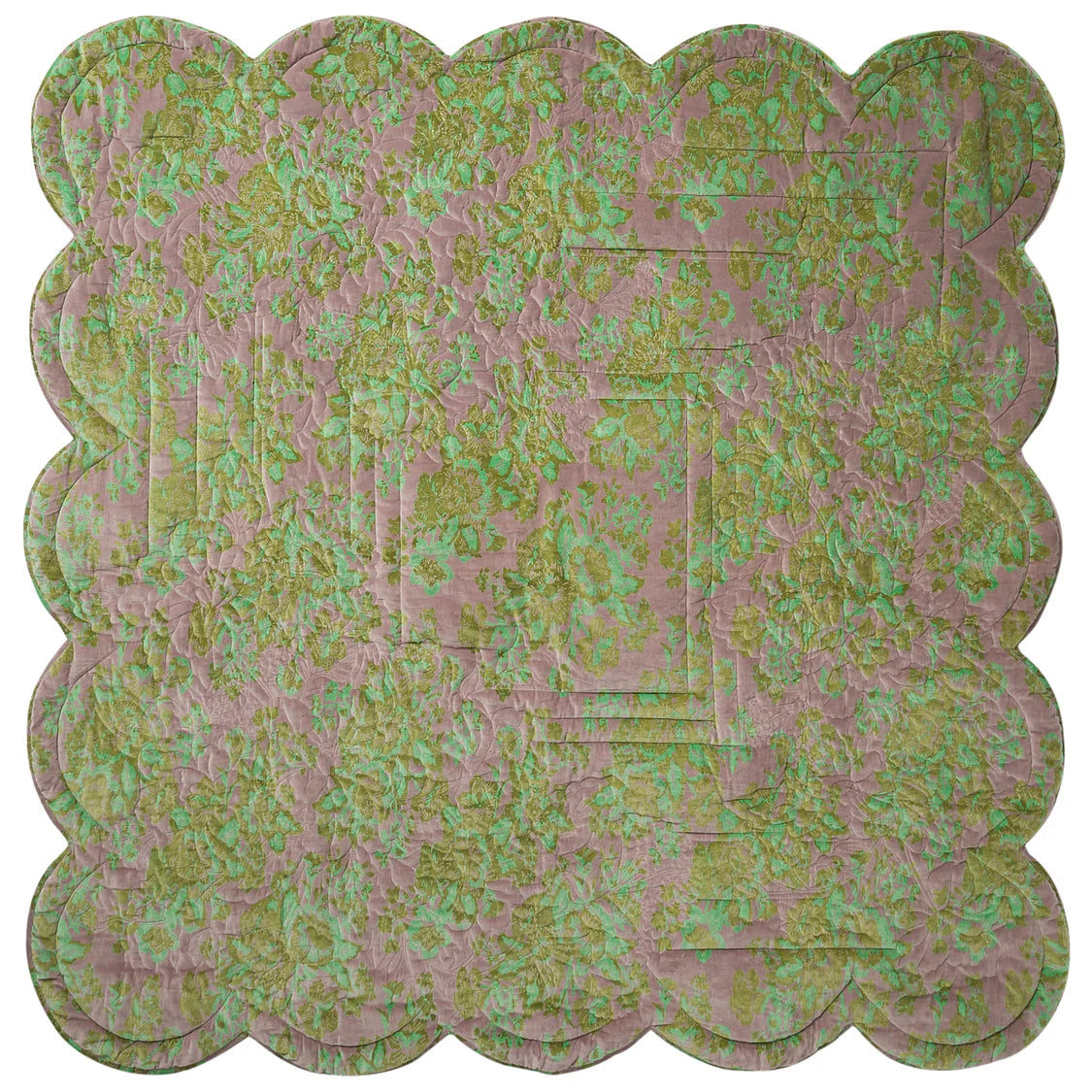 Valeria Scalloped Quilted Bedcover