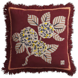 Vivi Appliqué Cushion - Rosewood