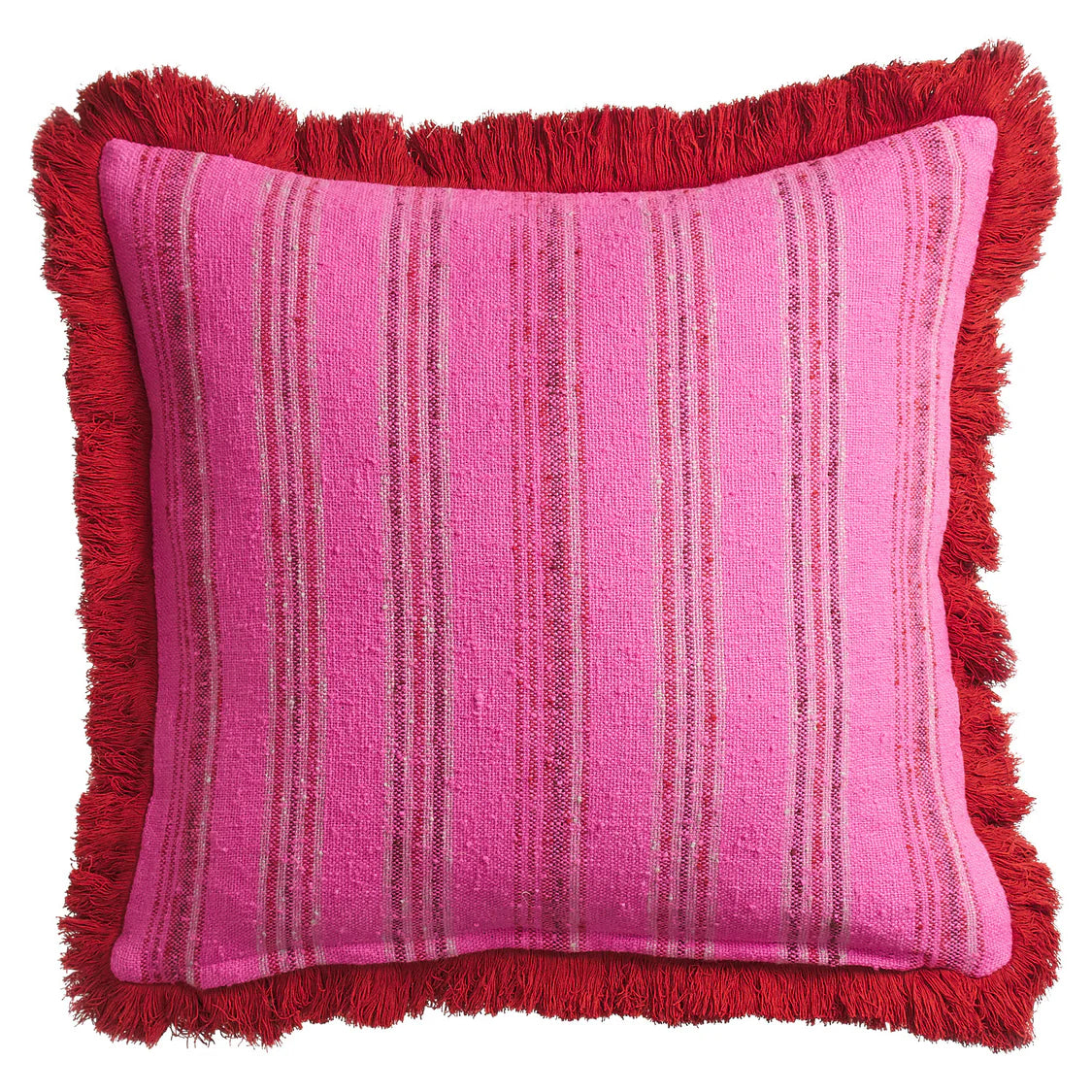 Nicolette Woven Cushion - Pansy