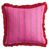 Nicolette Woven Cushion - Pansy