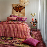 Nicolette Woven Cushion - Pansy
