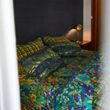 Babette Linen Fitted Sheet - Verdant
