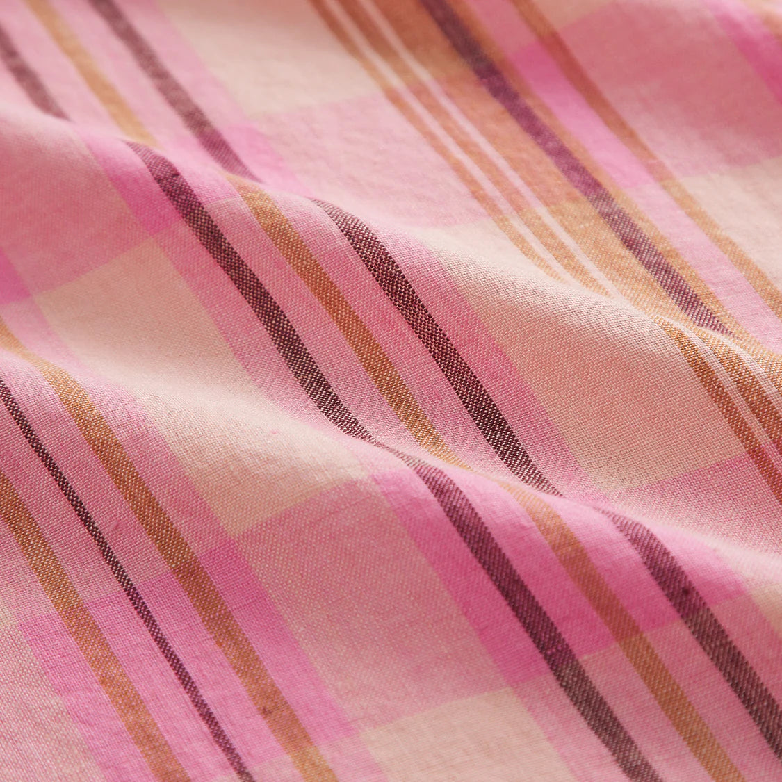Nicolette Linen Fitted Sheet - Poudre