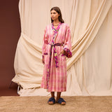 Nicolette Linen Robe - Poudre