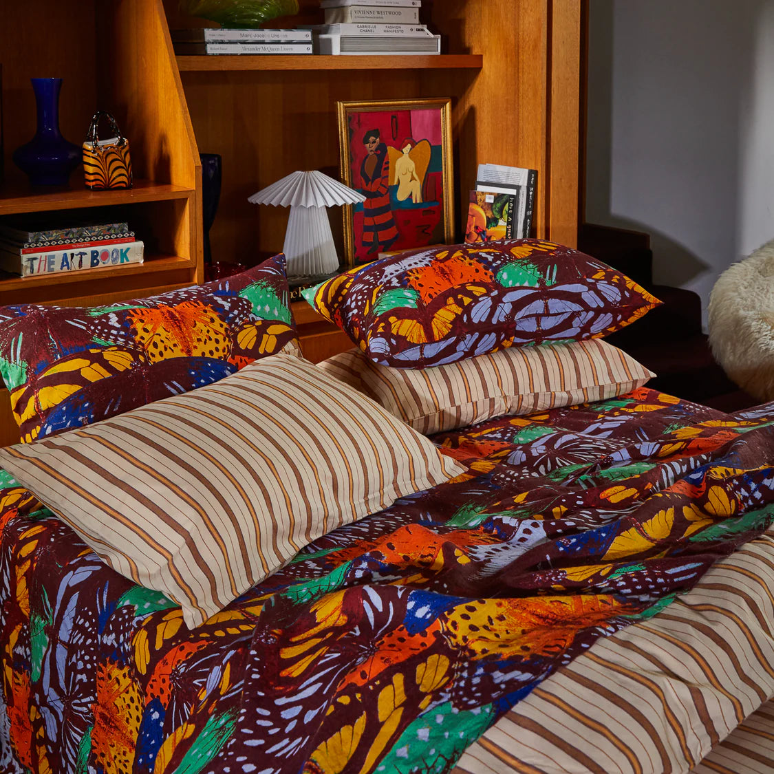 Leon Cotton Pillowcase Set - Chiffon