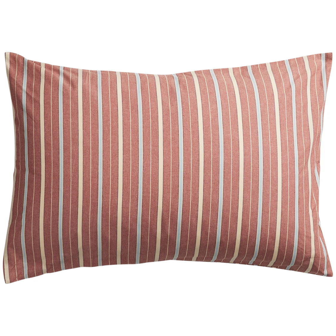 Leon Cotton Pillowcase Set - Burnt Sienna