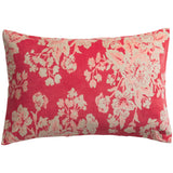 Hazel Velvet Pillowcase - Vermillion