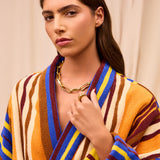 Nicolette Towelling Robe - Russet