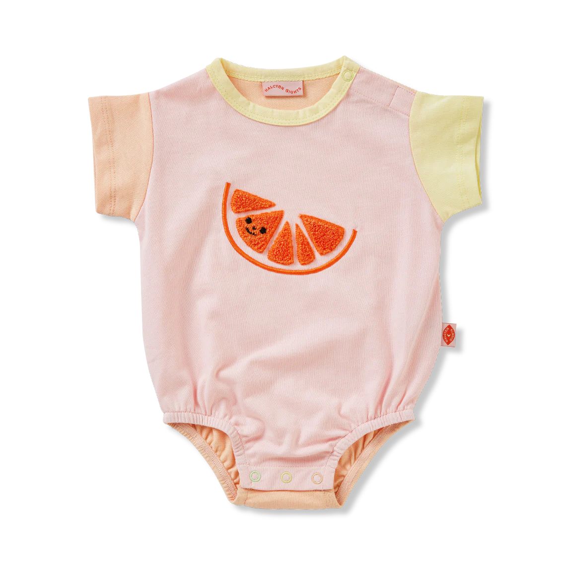Orange SS Bodysuit  0-3 months last one available