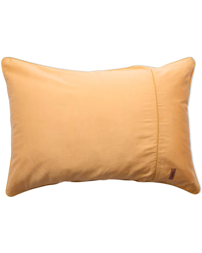 Glow In Yellow Bamboo Cotton Pillowcases - Set of 2