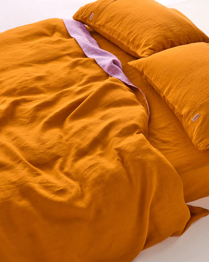 Marmalade Linen Fitted Sheet