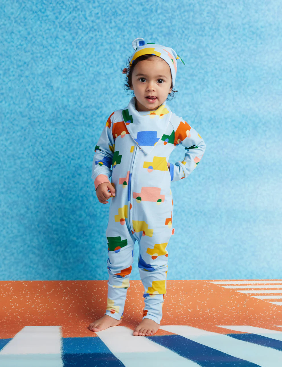 Beep Beep Romper Long Sleeve