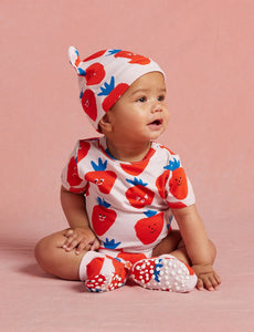 Berry Cosy Short Sleeve Bodysuit