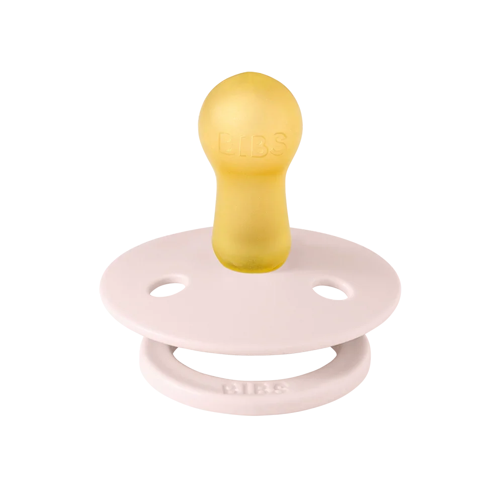 Colour Round Pacifier 2pk - Petal/Plum