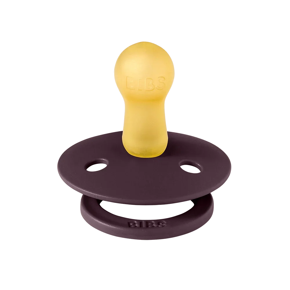 Colour Round Pacifier 2pk - Petal/Plum