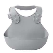 Load image into Gallery viewer, Overall Dinner Bib - Cloud
