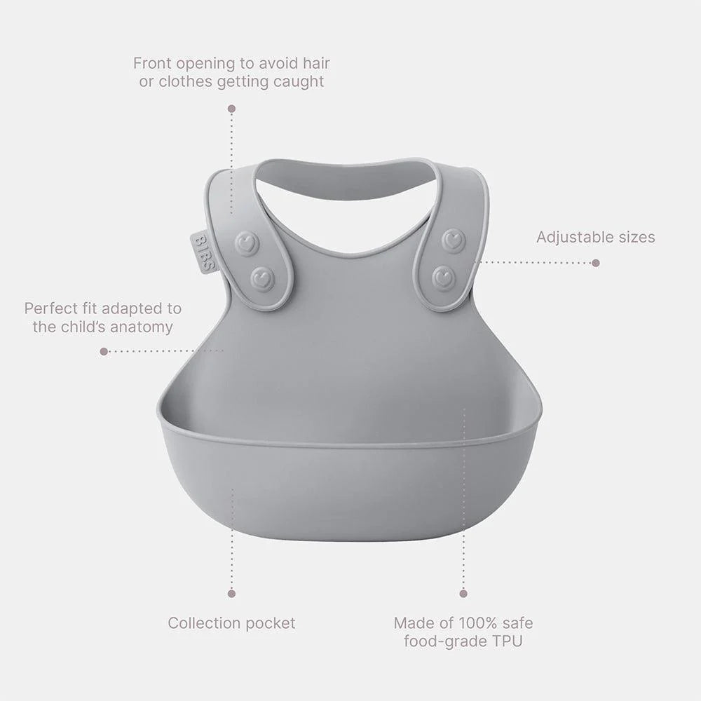 Overall Dinner Bib - Cloud