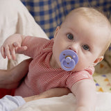 Colour Round Pacifier 2pk - Hush/Grape