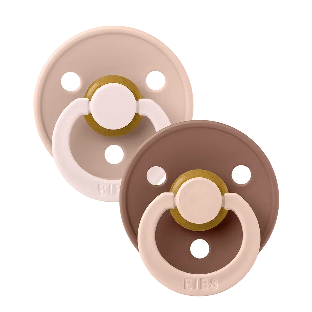 Studio Fusion Colour Pacifier 2pk - Blush/Woodchuck