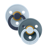 Studio Fusion Colour Pacifier 2pk - Baby Blue/Petrol