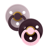 Studio Fusion Colour Pacifier 2pk - Dusty Lilac/Plum