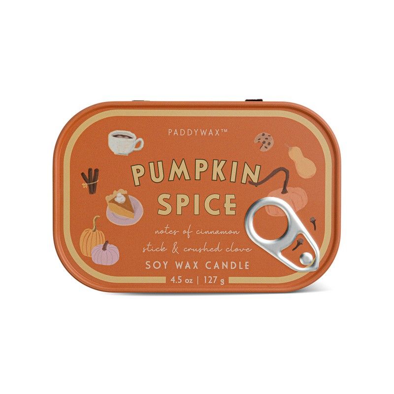 Printed Tin Candle - Pumpkin Spice