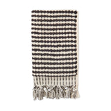Black and White Turkish Hand Towel
