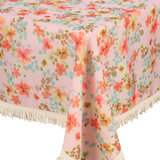 Fringed Tablecloth Blush Meadows