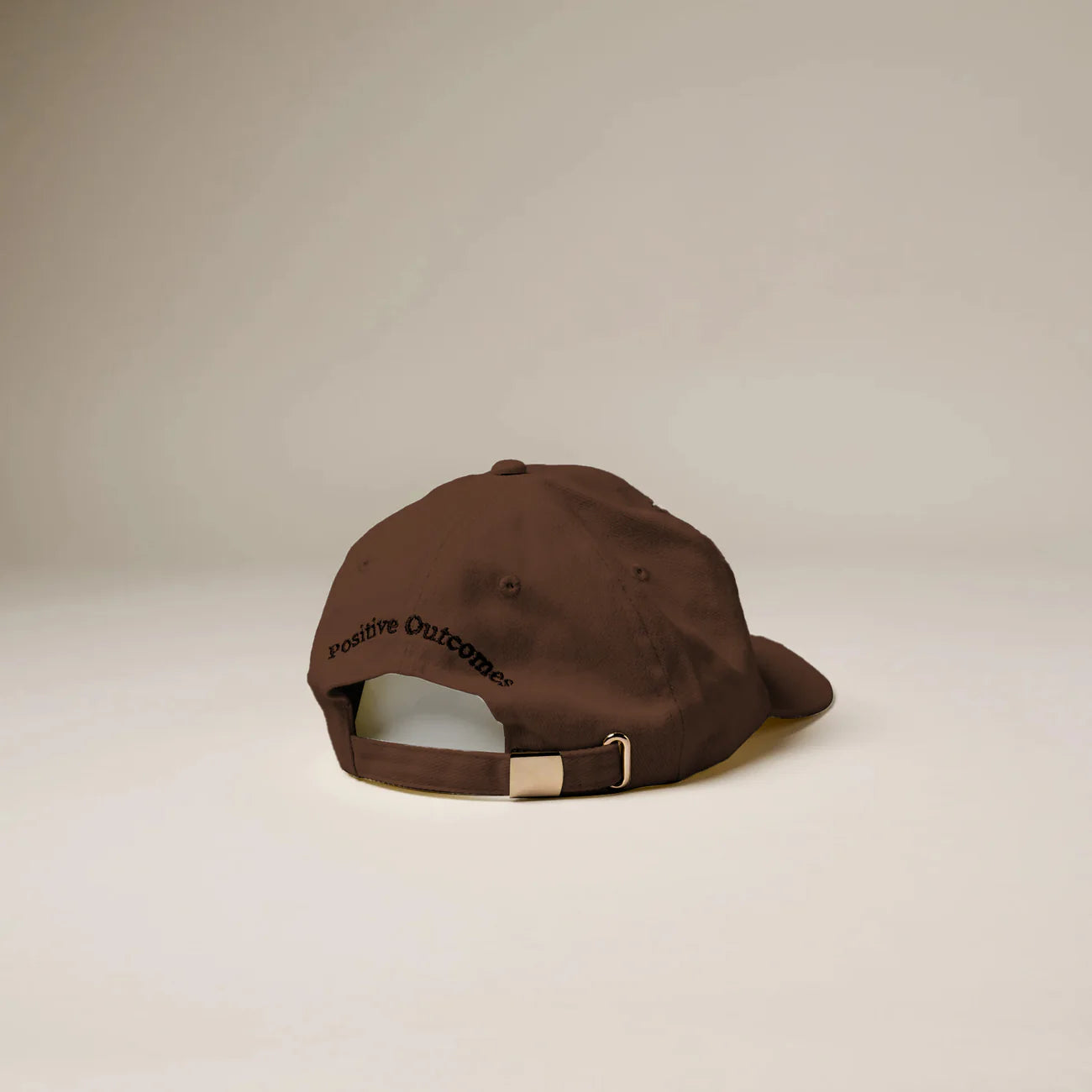 Positive Outcomes Cap - Chocolate/Black