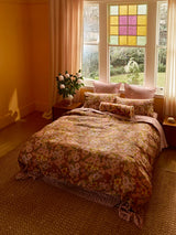 Buttercup Rust Linen Standard Pillowcases