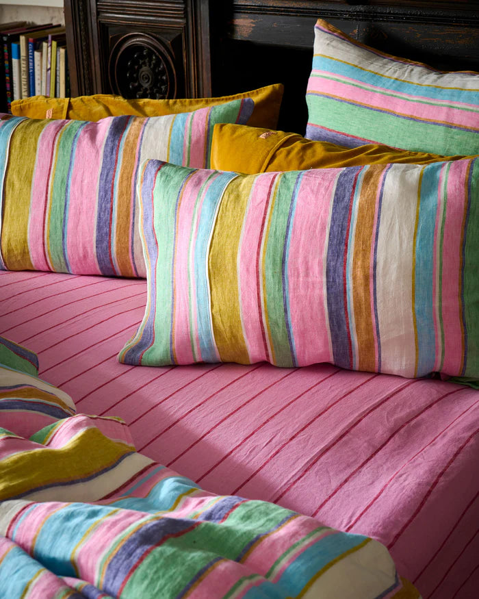 Tangier Days Linen Pillowcases - 2P Standard Set