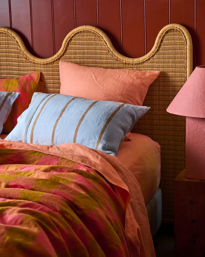 Como Stripe Linen Pillowcases