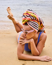 Load image into Gallery viewer, Casablanca Stripe Terry Beach Towel
