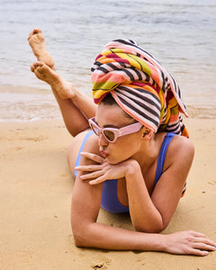 Casablanca Stripe Terry Beach Towel