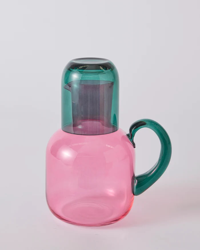 Isle Of Pink Carafe & Glass