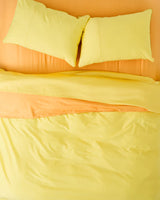 Glow In Yellow Bamboo Cotton Pillowcases - Set of 2