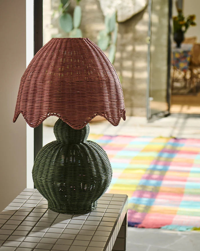 Portofino Rattan Table Lamp