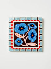Load image into Gallery viewer, Bloom Nouveau Blue Square
