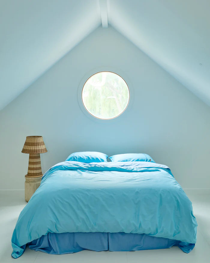 Glow In Blue Bamboo Cotton Pillowcases.