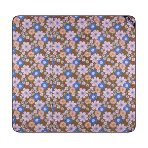 Picnic Mat - Blue Flowers