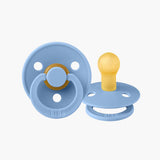 Pacifier Colour Round - Sky Blue - (2pk)