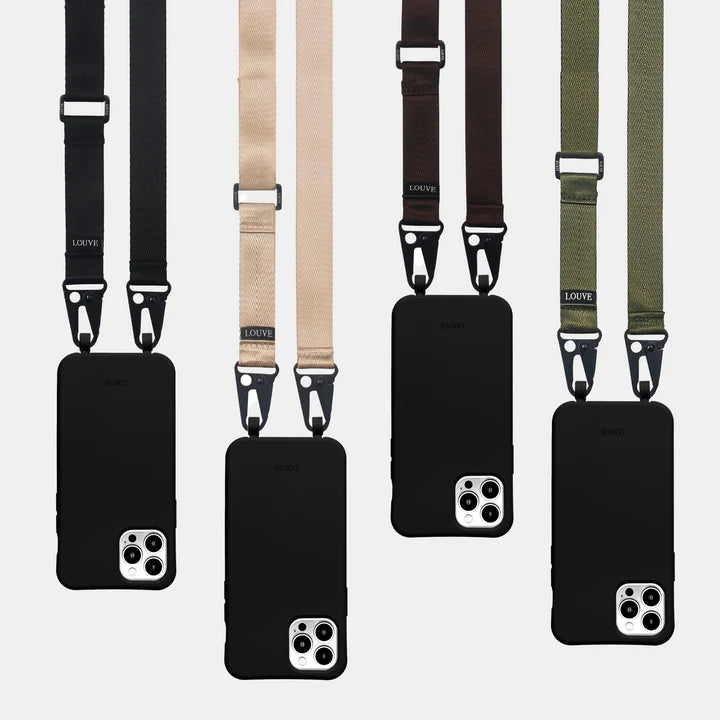 Cacao Brown Crossbody Phone Lanyard